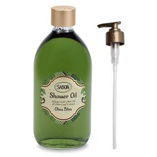 사봉 샤워오일 올리브블리스 + 펌프 세트, 500ml, 1개