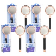 Jb JEIL BATH 鋁合金增壓蓮蓬頭, 4個, 玫瑰金