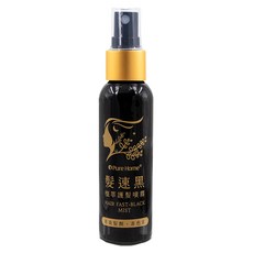 Pure Home髪速黑植萃護髮噴霧 快速遮蓋白髮 天然植萃配方 溫和呵護髮絲, 60ml, 1瓶