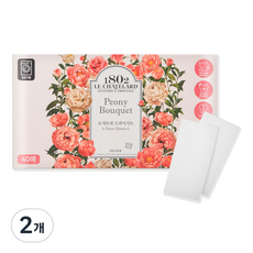 1802 LE CHATELARD 烘衣機用香氛紙 纖維柔軟精 牡丹花束 本品, 40張, 2個