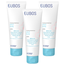 EUBOS 孩童潤膚乳液, 3條, 125ml