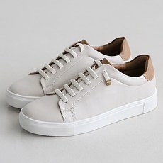 단골브로 남성용 밴딩끈 베이직 가죽 스니커즈 듀온