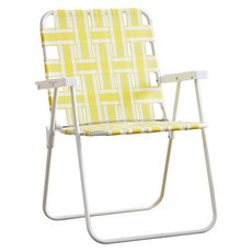 베스트리빙 클래식 벨트체어 라지, 옐로우, 1개