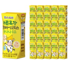 Pasteur 正直牧場益生元香蕉牛奶, 125ml, 48入