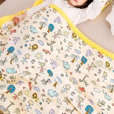 愛北鼻 獨家加厚珍珠毯 1.1kg, 1件, 黃色 開心樂園