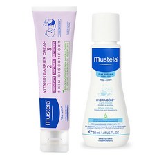 무스텔라 비타민 배리어 크림 123 100ml + 이드라 베베 바디 로션 50ml 세트, 1세트