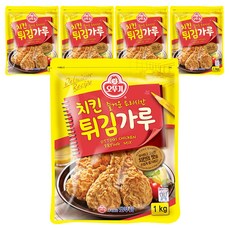 OTTOGI 不倒翁 炸雞粉, 1kg, 5個