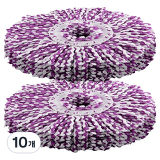부자오빠 스테인리스 통돌이 리필걸레 회전걸레용, 10개