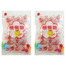 品味食族 柑梅糖, 220g, 2袋