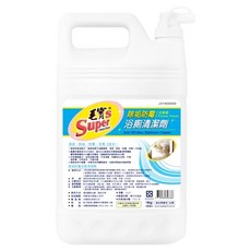 毛寶S 除垢防霉浴廁清潔劑 花果香，植物性中性配方，低敏不刺激, 4kg, 1瓶