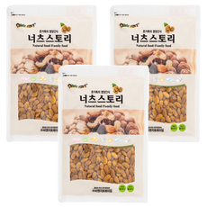 너츠스토리 구운아몬드, 3개, 500g