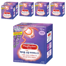 멕리듬 스팀 아이마스크 라벤더향, 12개입, 6개