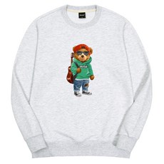 Oxta 中性休閒泰迪熊特殊棉質運動衫