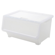 KEYWAY 聯府 里德雙開直取式整理箱 50L 1843g, Transparent, 1個