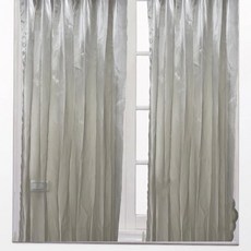 J&N 亞德線條窗紗傳統簾 165 x 150cm 灰色 + 黑色 條紋設計 聚酯纖維材質 簡約時尚風格