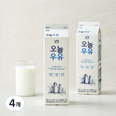 남양유업 오늘우유, 4개, 900ml
