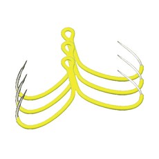 SAME 莎美 太刀兩掛 Silver Fish Double Hook SSH-101NS, 3支, 1包