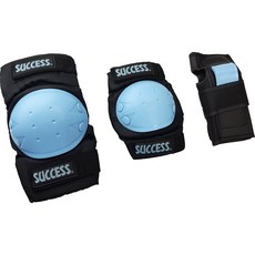 SUCCESS 成功 三合一溜冰護具組, L, 藍色, 1組