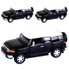 킨스마트 도요타 FJ 크루져 피규어 랜덤발송, 랜덤색상, 3개