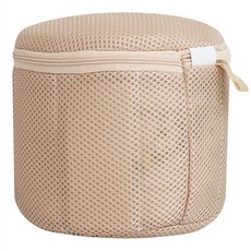 YGUU 依谷 升級立體加強洗淨內衣袋 洗衣網 16.5 x 15cm, 米色, 1個