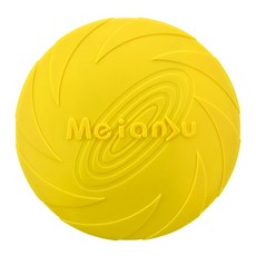 DM 애견 프리스비 원반, 작은옐로우, 1개