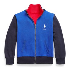 RALPH LAUREN 拉夫勞倫 POLO Baby 雙面全棉全拉鍊毛衣 CWPOSWET6820157400
