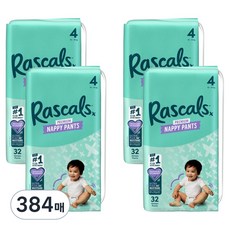 라스칼프렌즈 프리미엄 팬티형 기저귀, 4단계, 384매