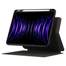 베이스어스 마그네틱 펜슬 커버 태블릿PC 케이스, 블랙, 1개