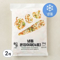 혼합야채 4종 (냉동), 1kg, 2개