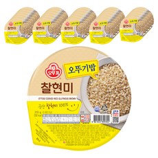 오뚜기 맛있는 오뚜기밥 찰현미, 210g, 36개