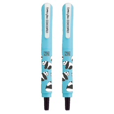 Kuretake 吳竹 限定版 ZIG COCOIRO隨變筆動物 LPCR010-P48S, 熊貓說晚安1, 2支