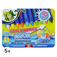 지구화학 졸리 아쿠아 크레용, 10색, 5개