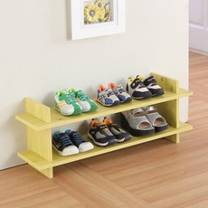 아라마가구 무지개신발장, 햇살노랑, 2단