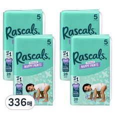 라스칼프렌즈 프리미엄 팬티형 기저귀, 5단계, 336매