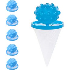 洗衣機漂浮型濾網 藍色, 6個