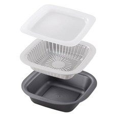 SELECT 100 微波爐日式烹飪盒, 白色 + 灰色, 1個