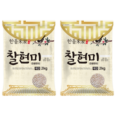 한음미가 찹쌀현미, 2kg, 2개