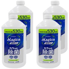 LION 獅王 CHARMY Magica 洗碗精 柑橘薄荷 530ml, 4瓶