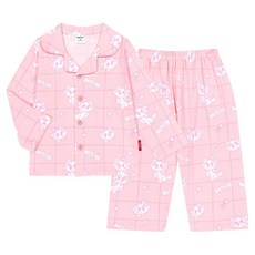 mollimelli friends 迪士尼 101忠狗 瑪麗貓 方格紋蜜桃絨保暖睡衣套裝