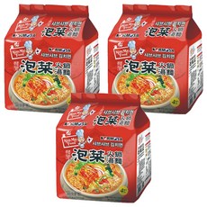 KORMOSA 韓寶 泡菜火鍋麵, Q彈麵條 入味超好吃 4入, 12包