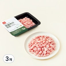 하이포크 동물복지 인증 한돈 등심 카레짜장용 (냉장), 300g, 3개