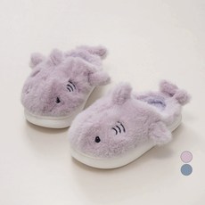 LollyTree 鯊魚絨毛室內拖鞋