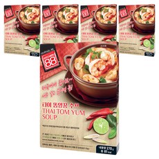 即食泰式冬陰功湯, 270g, 5盒