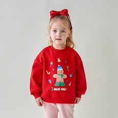 WALTONKIDS 兒童款 Hug Me 聖誕刷毛T恤