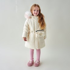 MARI N MORI 兒童Mellow雙色長版鋪棉外套