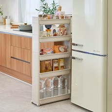 창신리빙 5단 슬림선반, 그레이