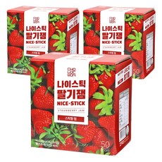 초록원 나이스틱 딸기잼 50p, 1kg, 3개