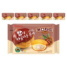 롯데카스타드 부여 알밤, 230g, 6개