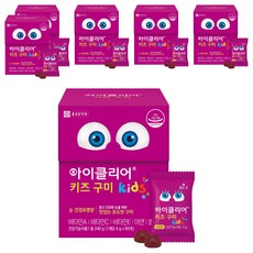 Chong Kun Dang 鍾根堂 Eyeclear 孩童綜合營養維他命軟糖, 60錠, 6個