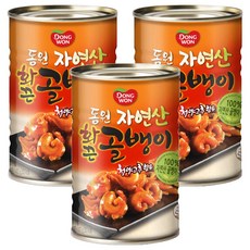 동원 화끈한 골뱅이 통조림, 400g, 3개